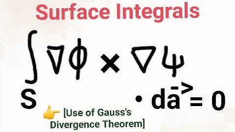 Gauss Divergence Theorem Examples| Gauss Divergence Theorem Problem#surfaceintegral #vectorcalculus