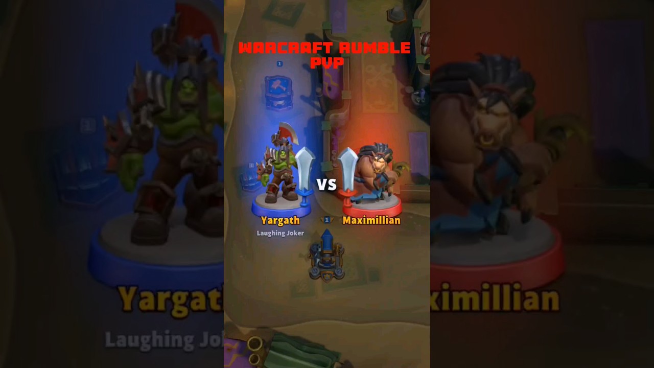 Warcraft Rumble PVP Grommash VS Charlga 