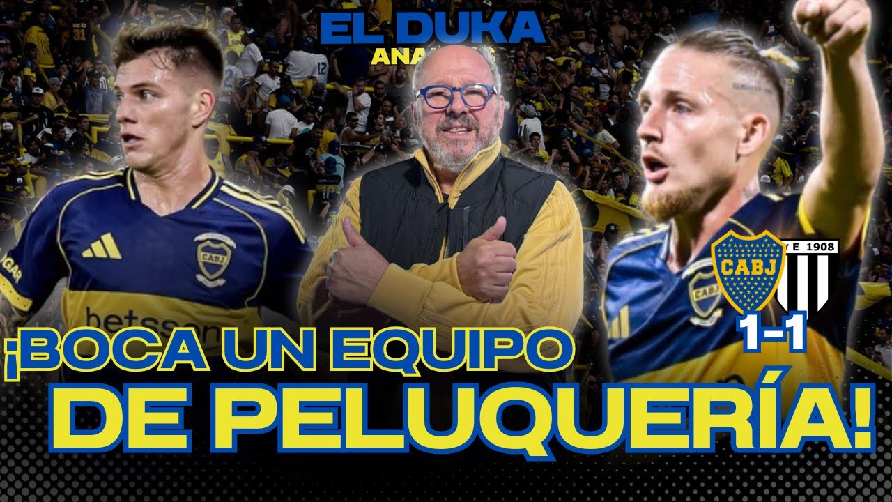 ¡BOCA UN EQUIPO DE PELUQUERÍA! Boca vs Gimnasia de Mendoza (1-1) - ELDUKA
