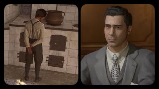 Mafia: The Old Country (PS5) - Young Sam Trapani in the Kitchen during Chapter 5 (Sicilian Dub)