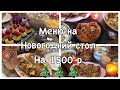 МЕНЮ НА НОВОГОДНИЙ СТОЛ 2020. ЭКОНОМНОЕ МЕНЮ НА НОВЫЙ ГОД 2020. 8 блюд