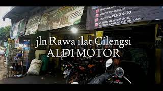 Jln rawa ilat Cileungsi Bengkel Aldi motor.yang sudah punya nama.sejak thn 2006