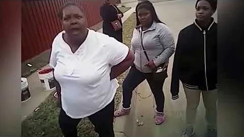 Fort Worth cop's body cam video released. Black wo...