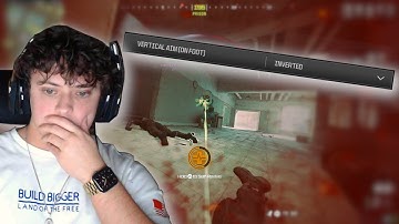 Playing WARZONE on INVERTED CONTROLS.