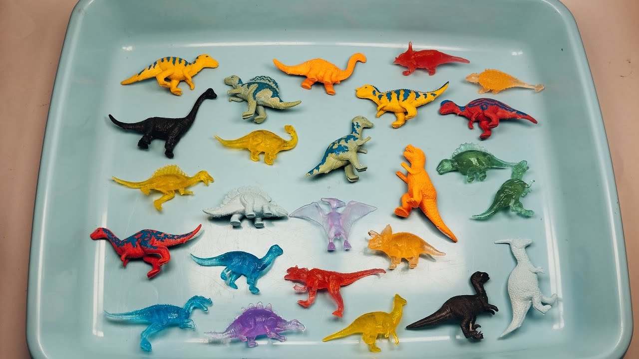 Satisfying Jurassic World Toys | ASMR🍃