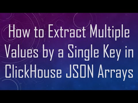 How to Extract Multiple Values by a Single Key in ClickHouse JSON Arrays