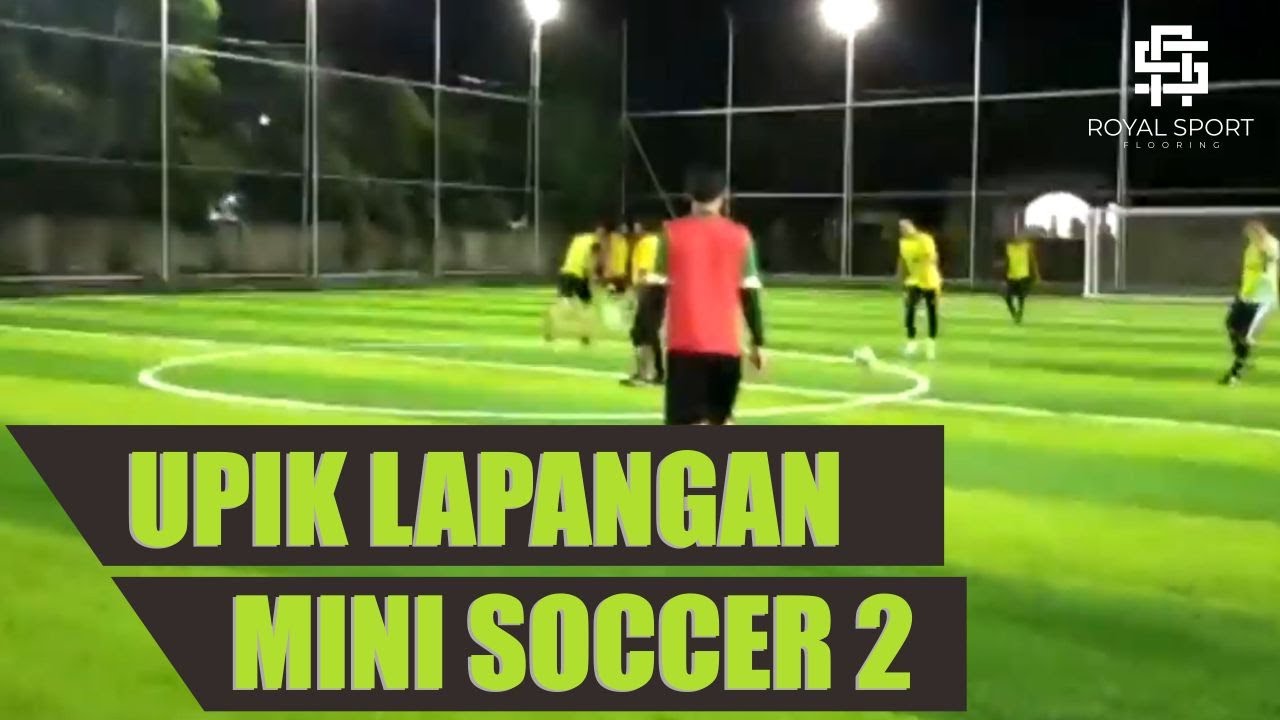 Proses Pembuatan Lapangan Rumput Sintetis Mini Soccer UPIK 2 Kalimantan