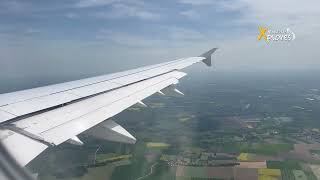 Lufthansa Airbus A321 Scenic Landing at Munich Airport