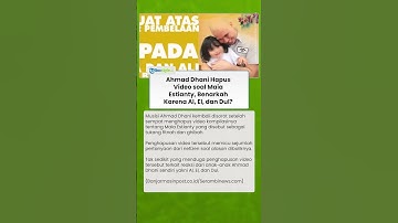 Ahmad Dhani Hapus Video soal Maia Estianty, Benarkah Karena Al, El, dan Dul?