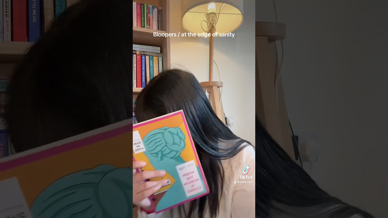 Booktube / Booktok bloopers when filming 