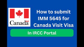 imm 5645 family information instruction for Canada Visit Visa (The proper way)