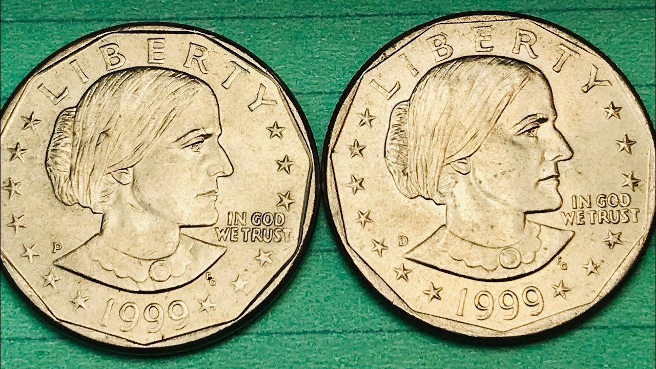 US 1999 Susan B Anthony Dollars - YouTube