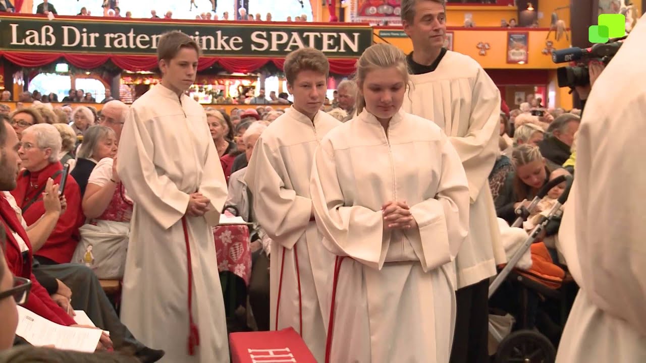 Ministranten auf der Wiesn