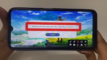 How to Fix Get Platform Info Fail err:Cannot connect to destination host code:0 problem solve