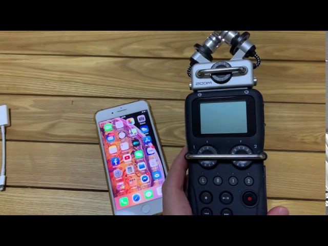 Use Zoom H5 as External Micro for iPhone - YouTube
