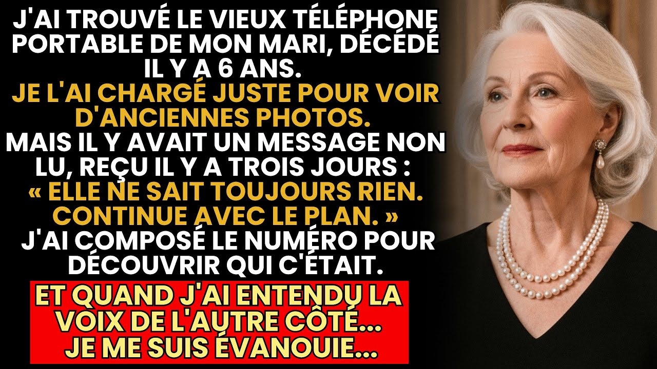 J’Ai Trouvé Le Téléphone De Mon Mari Décédé… Et Ce Qu’Il Y Avait Dedans M’A Fait M’Évanouir…