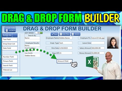 Create Forms In 1 Minute With This Drag & Drop Form Builder In Excel [FREE Download]