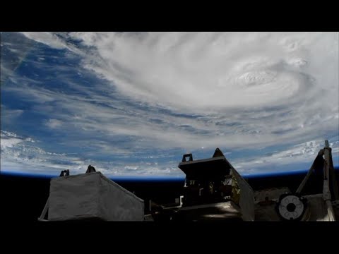 US: Hurricane Harvey seen from space
