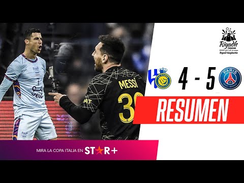 ¡MESSI, CRISTIANO Y MBAPPÉ BRILLARON EN UN PARTIDAZO! | Riyadh Season Team 4-5 PSG | RESUMEN