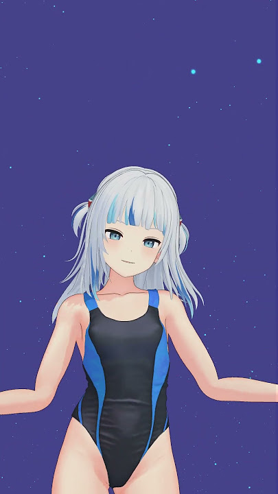 [MMD Hololive] Hold up | Gawr Gura | #mmd  #shorts  #vtuber #cute #dance