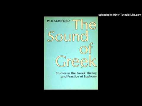 The Sound of Greek: Studies in the Greek Theory and Practice of Euphony