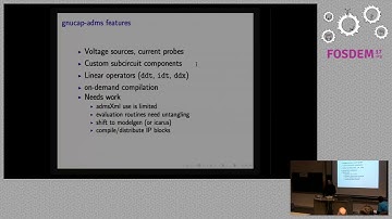 gnucap -- recent work and directions