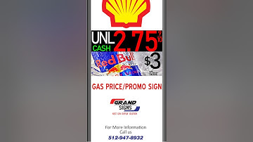 Gas Price / Promo Combo Digital LED Sign for Gas Station and Convenience Store. #ledsignboard  #sale