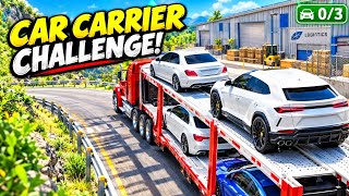 🚛 Car Carrier Truck Simulator Gameplay 🔥 Luxury Car Transport Challenge! 😱 screenshot 3