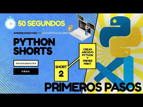 Crear ARCHIVO Python y primer PRINT en la consola - Python en 1 minuto CP2