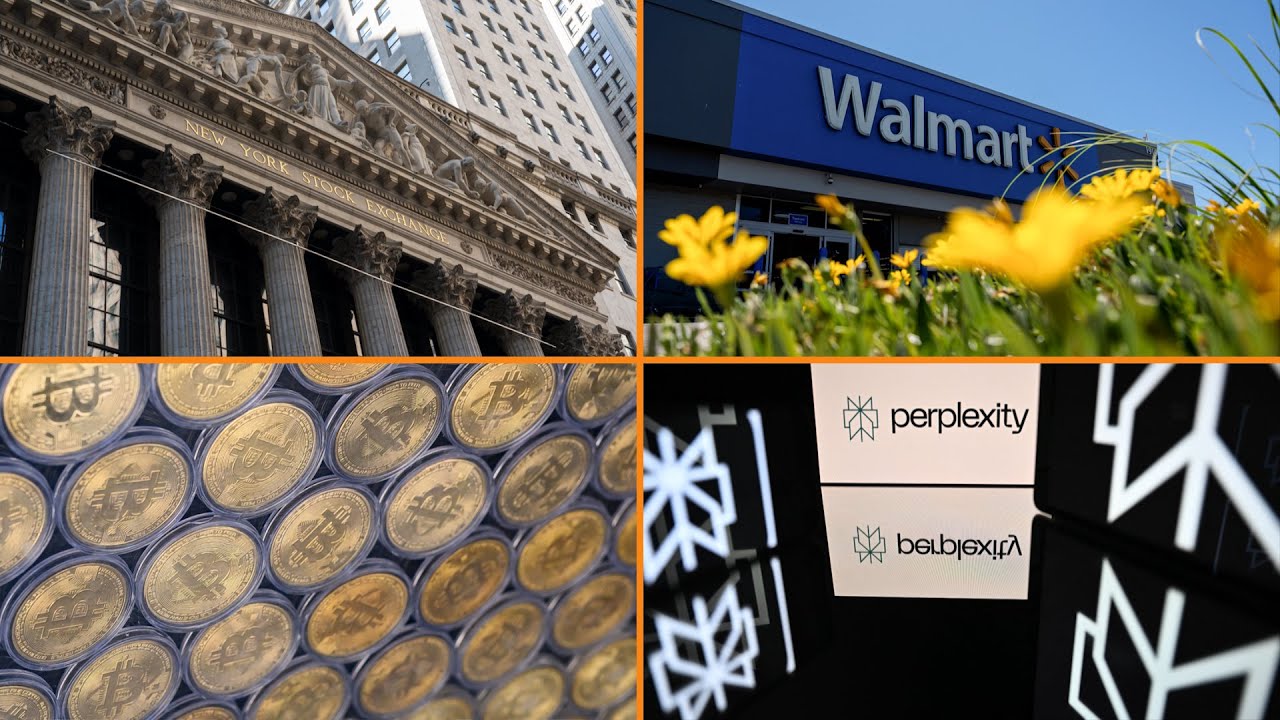 Market Update, Walmart Boosts, Bitcoin Drops, Perplexity Unveils: Money Minute