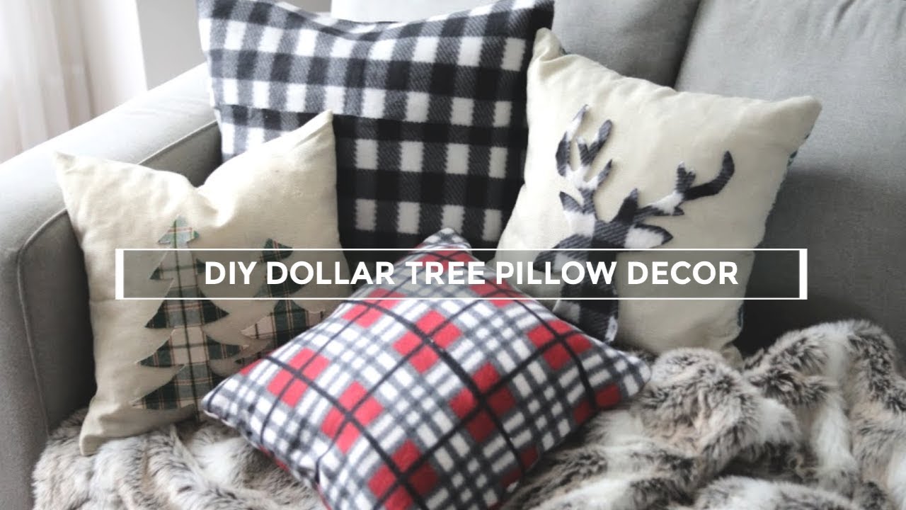 How to Turn Regular Pillows Into Christmas Pillows