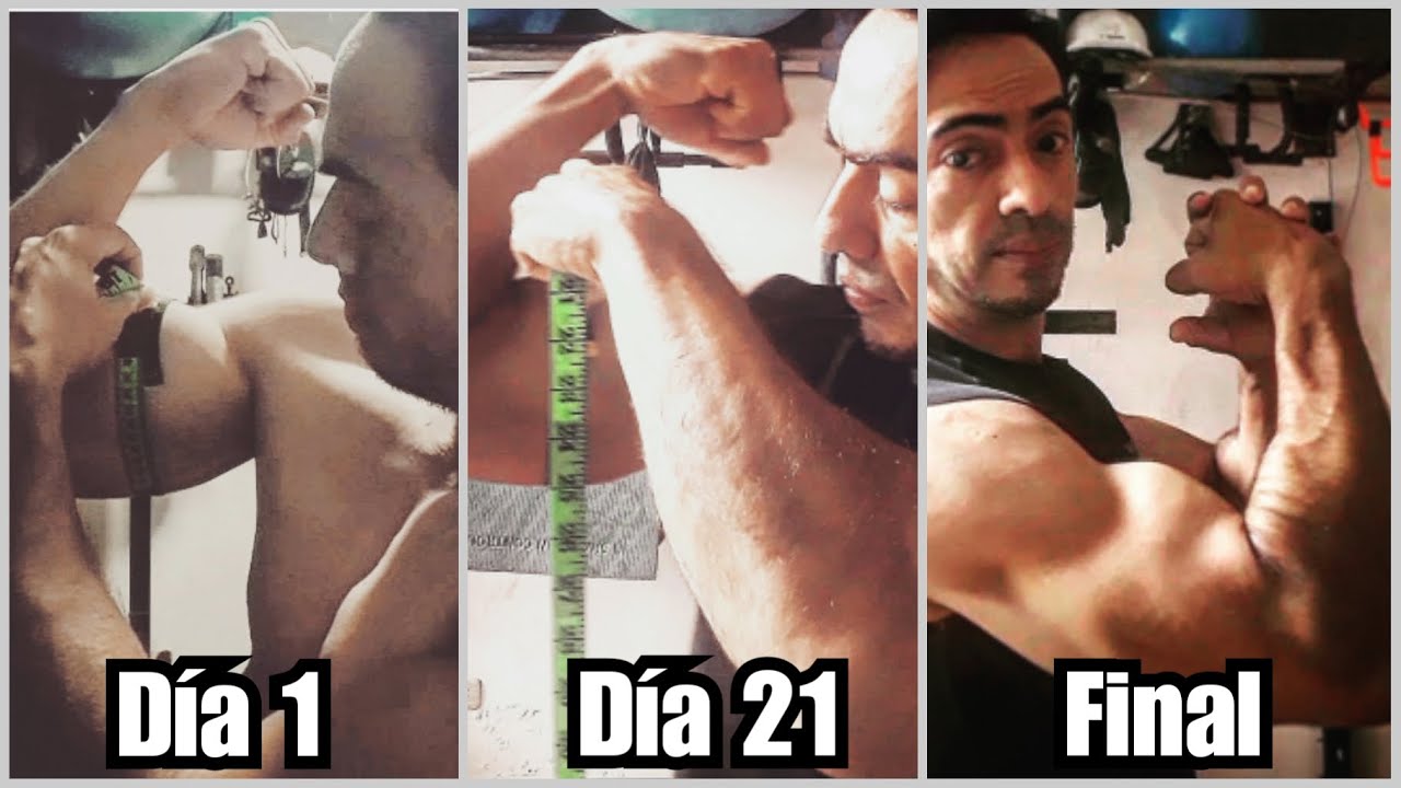 Terminando la rutina de brazos más grandes en 22 días de ATHLEAN-X ...
