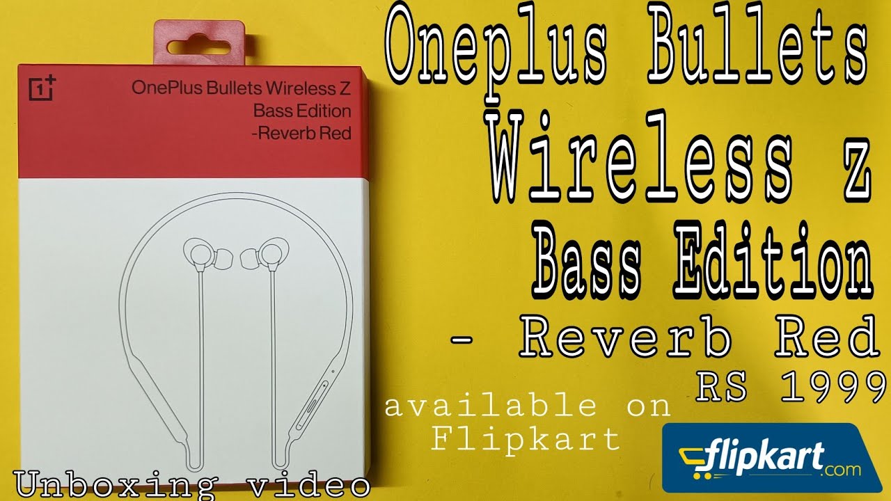 Oneplus Bullets wireless z bass Edition - Reverb Red...