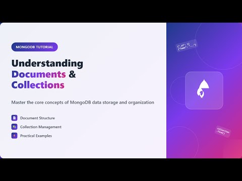 MongoDB for Beginners: Understanding Documents and Collections