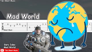 Mad World - Gary Jules (Gears of War) Guitar Tutorial