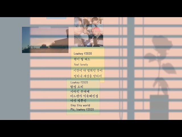 TXT (투모로우바이투게더) 'F2020' Lyric Video (Original Song: Avenue Beat)