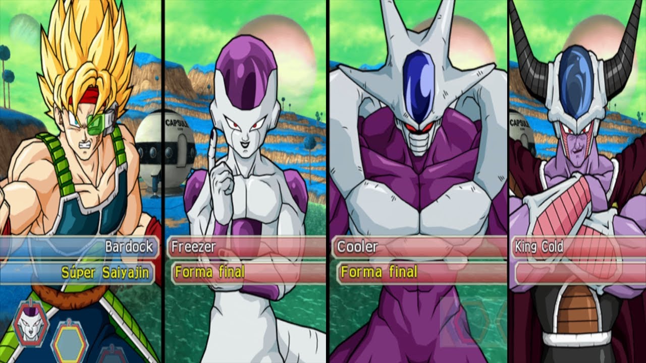 Bardock SSJ Vs Los Demonios Del Frío Freezer, Cooler, King Cold DBZ Budokai Tenkaichi 4