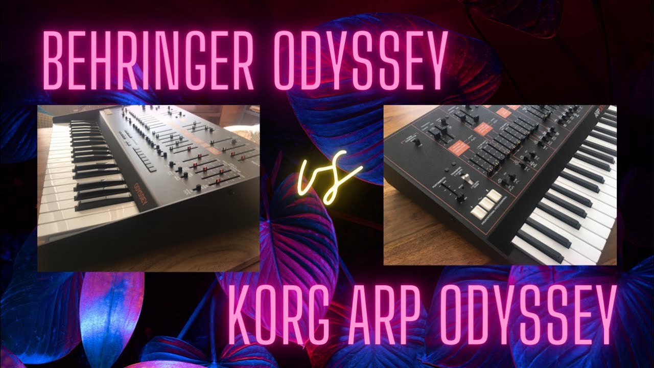 Behringer Odyssey vs Korg ARP Odyssey sound demo (Part 2)