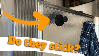 A look at these  Suction Cup Hooks, Stainless Steel Waterproof Suction Cup Hooks for Shower