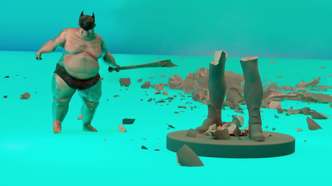 Bat Man vs New Batman Statue (Dust and Debris Added)