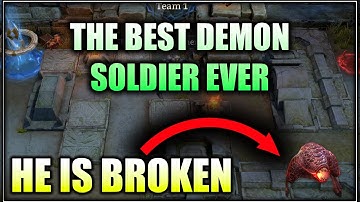 THE STRONGEST DEMON SOLDIER IN THE HISTORY OF WATCHER OF REALMS | GUILD VS GUILD |