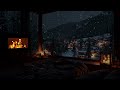 Holiday Winter Snowfall 2025 | Quiet Christmas Night Ambience for Sleep, Reading &amp; Deep Calm