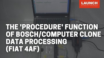 LAUNCH X431 ECU & TCU Programmer | Clone BOSCH Computer Fiat 4AF - Cardiagtool