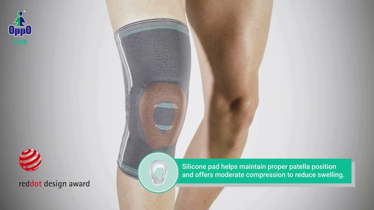 Elite Knee Stabiliser with Patella Silicone Pad 2320 Features
