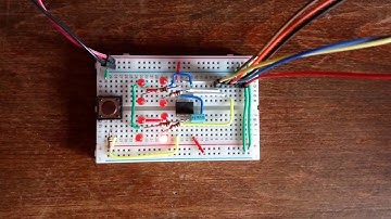 Atmel AVR Attiny 13A 8 Led Lauflicht Assembler