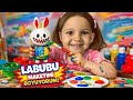 LABUBU BOYUYORUZ❗️BOYAMA CHALLENGE ❗️#funny #toys #labubu #çocuk #viral #doll #cute #viral #markers 