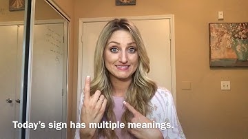 How to sign FORGIVE, EXCUSE and EXCUSE ME using ASL