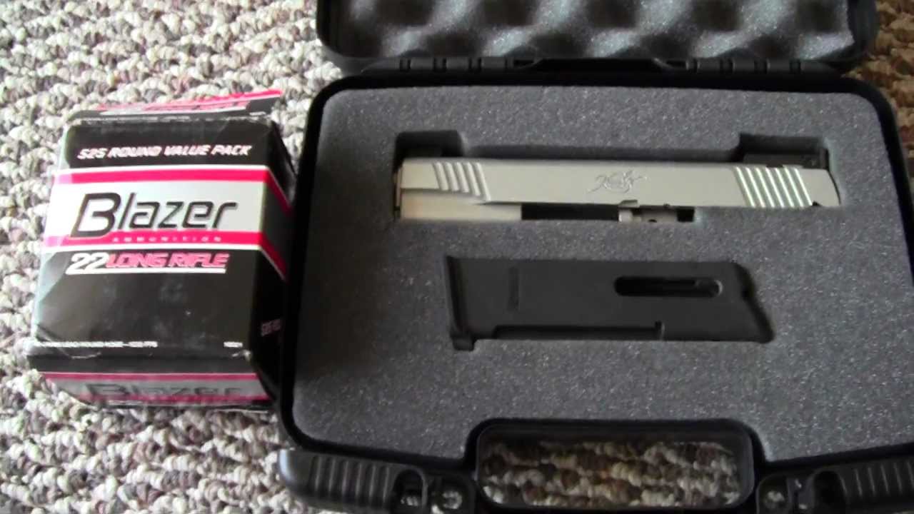 try cci blazer 22lr for your 1911 conversion kit youtube