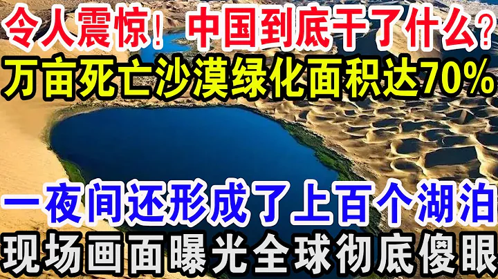 令人震惊！中国到底干了什么？万亩死亡沙漠绿化面积达到70%，一夜间还形成了上百个湖泊，现场画面曝光全球彻底傻眼 - 天天要闻