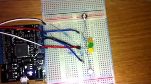 Netduino with two light sensors